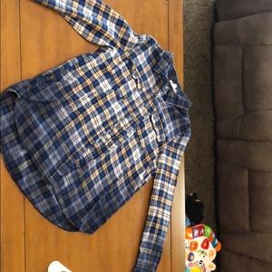 Flannel with faded bottom